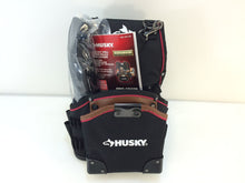 Load image into Gallery viewer, Husky 2-Pocket Drill Driver Pouch with Leather 1001075725