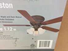 Load image into Gallery viewer, Clarkston 44" Oil Rubbed Bronze Ceiling Fan w/ Light Kit CF544H-PEH 1001238144