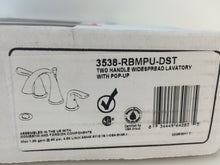 Load image into Gallery viewer, Delta 3538-RBMPU-DST Lahara 8" Widespread Bath Faucet w/ Metal Drain Assembly