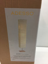 Load image into Gallery viewer, Adesso 8022-12 Dune 58 in. Satin Steel/Natural Wood Floor Lamp