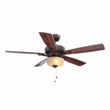 Load image into Gallery viewer, Hampton Bay Hawthorne II 52 in. Indoor Oil-Rubbed Bronze Ceiling Fan AL770-ORB