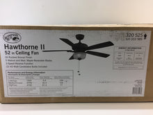 Load image into Gallery viewer, Hampton Bay Hawthorne II 52 in. Indoor Oil-Rubbed Bronze Ceiling Fan AL770-ORB