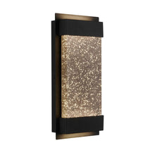 Load image into Gallery viewer, Artika Medium Essence Glowbox LED Wall Mount Lantern Bubble Glass GB390L-HDBL