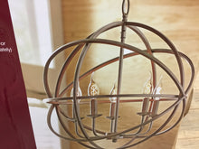 Load image into Gallery viewer, Home Decorators Sarolta Sands Collection 5-Light Antique Silver Orb Pendant