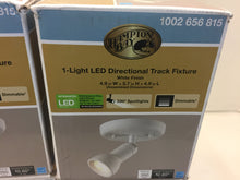Load image into Gallery viewer, (4) Hampton Bay 804369 5" 1-Light White Fixed Track Lighting Fixture 1002656815
