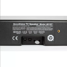 Load image into Gallery viewer, ZVOX AccuVoice AV157 Dialogue Boosting TV Speaker Sound Bar - Black