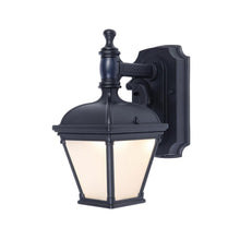 Load image into Gallery viewer, Home Decorators 1-Light Black Motion Activated LED Wall Lantern Sconce 2422-PIR
