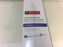Load image into Gallery viewer, Delta 138282 Greenwich 24" Glass Bathroom Shelf in SpotShield Brushed Nickel
