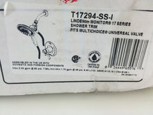 Load image into Gallery viewer, Delta T17294-SS-I Linden In2ition Shower Only Faucet Trim Kit Stainless