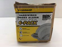Load image into Gallery viewer, First Alert BRK 9120B6CP 120V Hardwire Ionization Sensor Smoke Alarm (6-Pack)