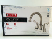Load image into Gallery viewer, Delta 25755LF-SS Southlake 4" Centerset 2-Handle Bath Faucet, Brushed Nickel