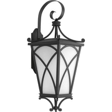 Load image into Gallery viewer, Progress Lighting Cadence 1-Light Outdoor Black Wall Lantern P6083-31