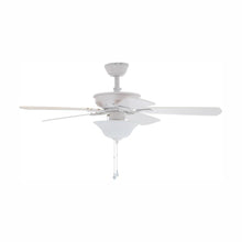 Load image into Gallery viewer, Hampton Bay 91160 Wellston 44 in. LED Matte White Ceiling Fan 1002626170