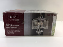 Load image into Gallery viewer, Home Decorators Polished Chrome Mini-Chandelier K9 Crystal Dangles HD-1144-I