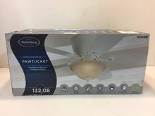 Load image into Gallery viewer, Harbor Breeze 40959 Pawtucket 52" White Indoor Flush Mount Ceiling Fan 721899