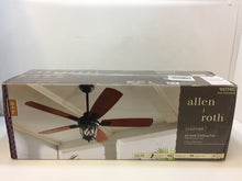 Load image into Gallery viewer, allen + roth 35207 Castine 52" Aged Bronze Ceiling Fan with Light Kit 0577413