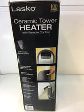 Load image into Gallery viewer, Lasko 5160 23 in. 1,500-Watt Digital Ceramic Tower Heater with Remote Control