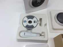 Load image into Gallery viewer, Nest T3017US 3rd Gen Programmable Wi-Fi Smart Learning Thermostat White NOB