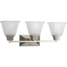 Load image into Gallery viewer, Progress Lighting North Park 3-Light Brushed Nickel Bath Vanity Light P2743-09