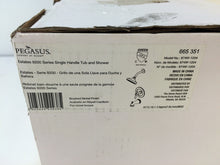 Load image into Gallery viewer, Pegasus 874W-1204 Brushed Nickel Estates WaterSense 1Handle Tub & Shower Faucet