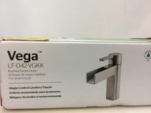 Load image into Gallery viewer, Pfister LF-042-VGKK Vega 1-Hole 1-Handle Bathroom Faucet in Brushed Nickel
