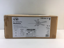 Load image into Gallery viewer, Hampton Bay 91160 Wellston 44 in. LED Matte White Ceiling Fan 1002626170