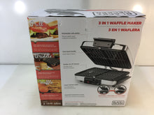 Load image into Gallery viewer, BLACK+DECKER G48TD Grill and Waffle Baker