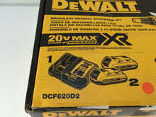Load image into Gallery viewer, DEWALT DCF620D2 20V Max XR Li-Ion Brushless Drywall Screw Gun Kit