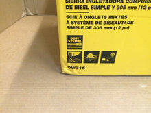 Load image into Gallery viewer, DEWALT DW715 15 Amp 12" Heavy-Duty Single-Bevel Compound Miter Saw