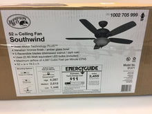 Load image into Gallery viewer, Hampton Bay 52371 Southwind 52" Indoor Venetian Bronze Ceiling Fan 1002705999