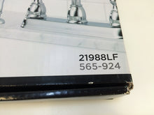 Load image into Gallery viewer, Delta 21988LF Foundations 2-Handle Sprayer Standard Kitchen Faucet Chrome
