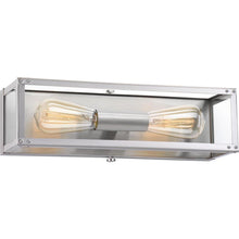 Load image into Gallery viewer, Progress Lighting Union Square 2-Light Stainless Steel Bath Light P300135-135