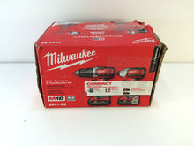 Load image into Gallery viewer, Milwaukee 2691-22 M18 18V Li-Ion Cordless Drill Driver/Impact Driver Combo Kit
