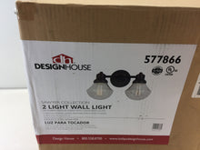 Load image into Gallery viewer, Design House Sawyer 2-Light Oil Rubbed Bronze Sconce 577866