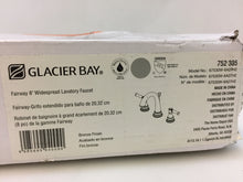 Load image into Gallery viewer, Glacier Bay 67530W-6A27H2 Fairway 8" Widespread High-Arc Bath Faucet Bronze