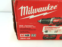 Load image into Gallery viewer, Milwaukee 2691-22 M18 18V Li-Ion Cordless Drill Driver/Impact Driver Combo Kit