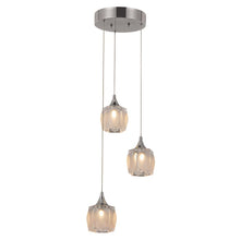 Load image into Gallery viewer, Trans Globe Lighting Mystique 15-Watt Polished Chrome LED Pendant MDN-1378