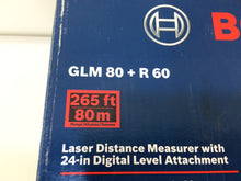 Load image into Gallery viewer, Bosch GLM80+R60 Combo Kit with 265-Foot Distance Measurer & Level