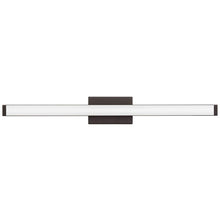 Load image into Gallery viewer, Lithonia Lighting Contemporary Square 36" 3-Light 3K Vanity LED FMVCSL Bronze