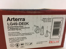 Load image into Gallery viewer, Pfister LG49-DE0K Arterra 8" Widespread 2-Handle Bath Faucet Brushed Nickel