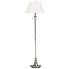 Load image into Gallery viewer, Kenroy Home Spyglass 60 in. Brushed Steel Floor Lamp 30438BS