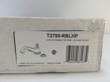 Load image into Gallery viewer, Delta T2795-RBLHP Cassidy Deck-Mount Roman Tub Faucet Trim Kit Venetian Bronze