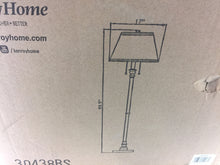 Load image into Gallery viewer, Kenroy Home Spyglass 60 in. Brushed Steel Floor Lamp 30438BS