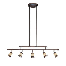 Load image into Gallery viewer, Hampton Bay 5-Light Antique Bronze Adjustable Height Track Lighting EC9065ABZ