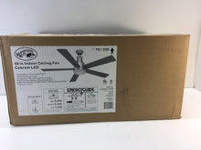 Load image into Gallery viewer, Hampton Bay Cobram 48 in. LED Indoor Nickel Ceiling Fan CF548KR-160 BN