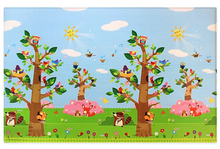 Load image into Gallery viewer, Baby Care Crown Baby Reversible Birds in the Trees Play Mat SP-L13-011