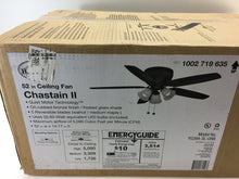 Load image into Gallery viewer, Hampton Bay Chastain II 52" LED Oil Rubbed Bronze Ceiling Fan YG394-3L-ORB