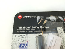 Load image into Gallery viewer, Motorola MT350R 35-Mile Range 22-Channel FRS/GMRS Two-Way Walkie Talkie Radios