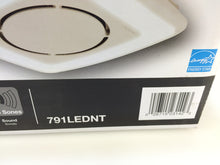 Load image into Gallery viewer, Broan 791LEDNT White 100CFM 1.5 Sones Ceiling Mounted Bath Fan