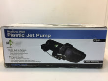 Load image into Gallery viewer, ECO FLO 1 HP Plastic Shallow Well Jet Pump EFSWJ10P